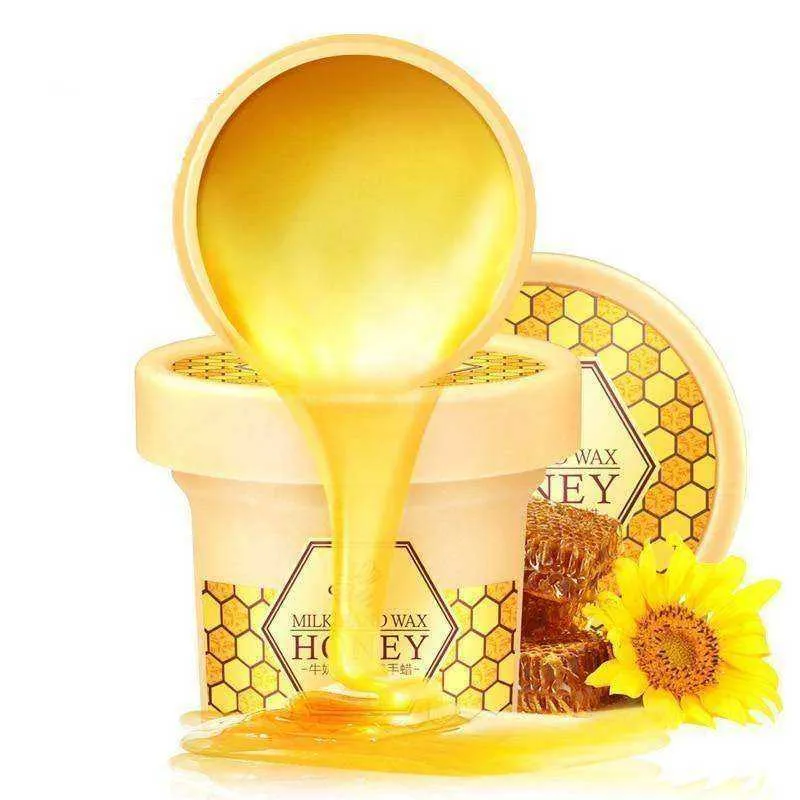 100% Natural Milk Honey Moisturizing Whitening Hand Mask