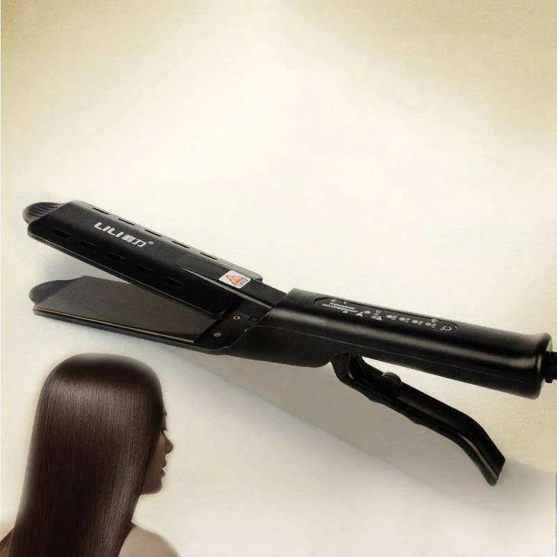 110-240V Professional Ceramic Hair Straightening Iron Temperature Control