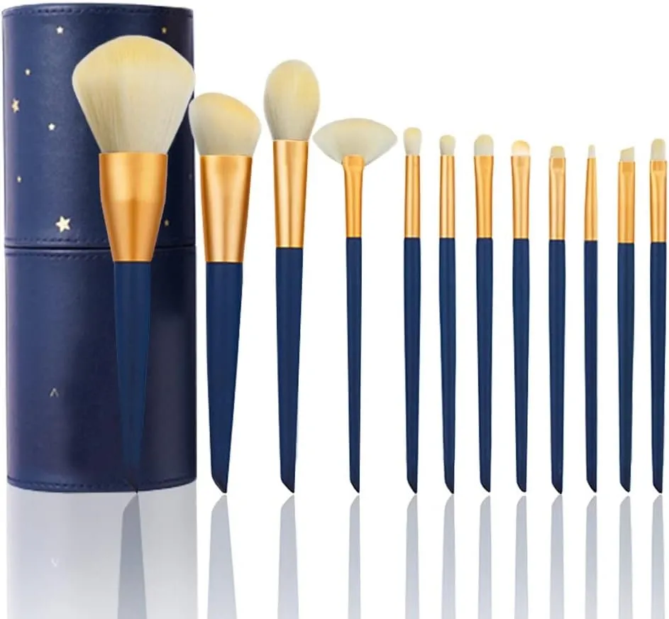 12 Makeup Brush Set Soft Hair Loose Brush Makeup Brush Set Beauty Soft Hair Tools
