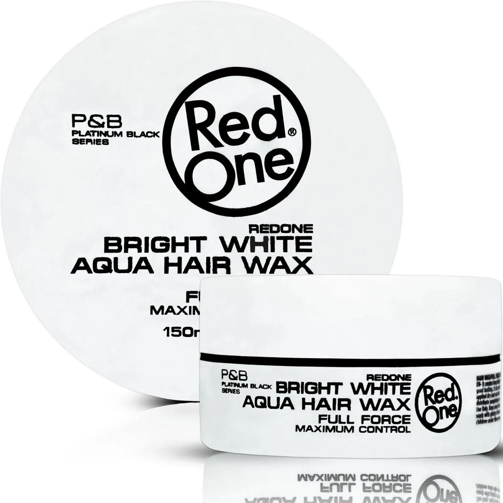 12X RedOne Aqua Hair Wax Full Force White 150ml X 12 – GET 2 FREE!!!