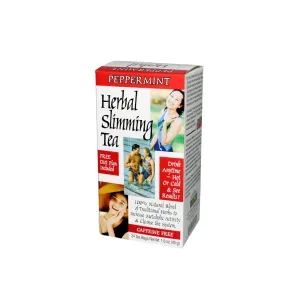 21st Century Herbal Slimming Tea Peppermint 24 Bags