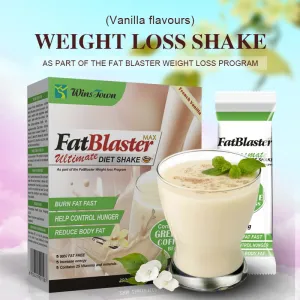 25g*10bags Fat Blaster Diet Shake Meal Fat Blaster Slimming Shake for Meal Replacement Powder Weight Loss Products Tea Detox