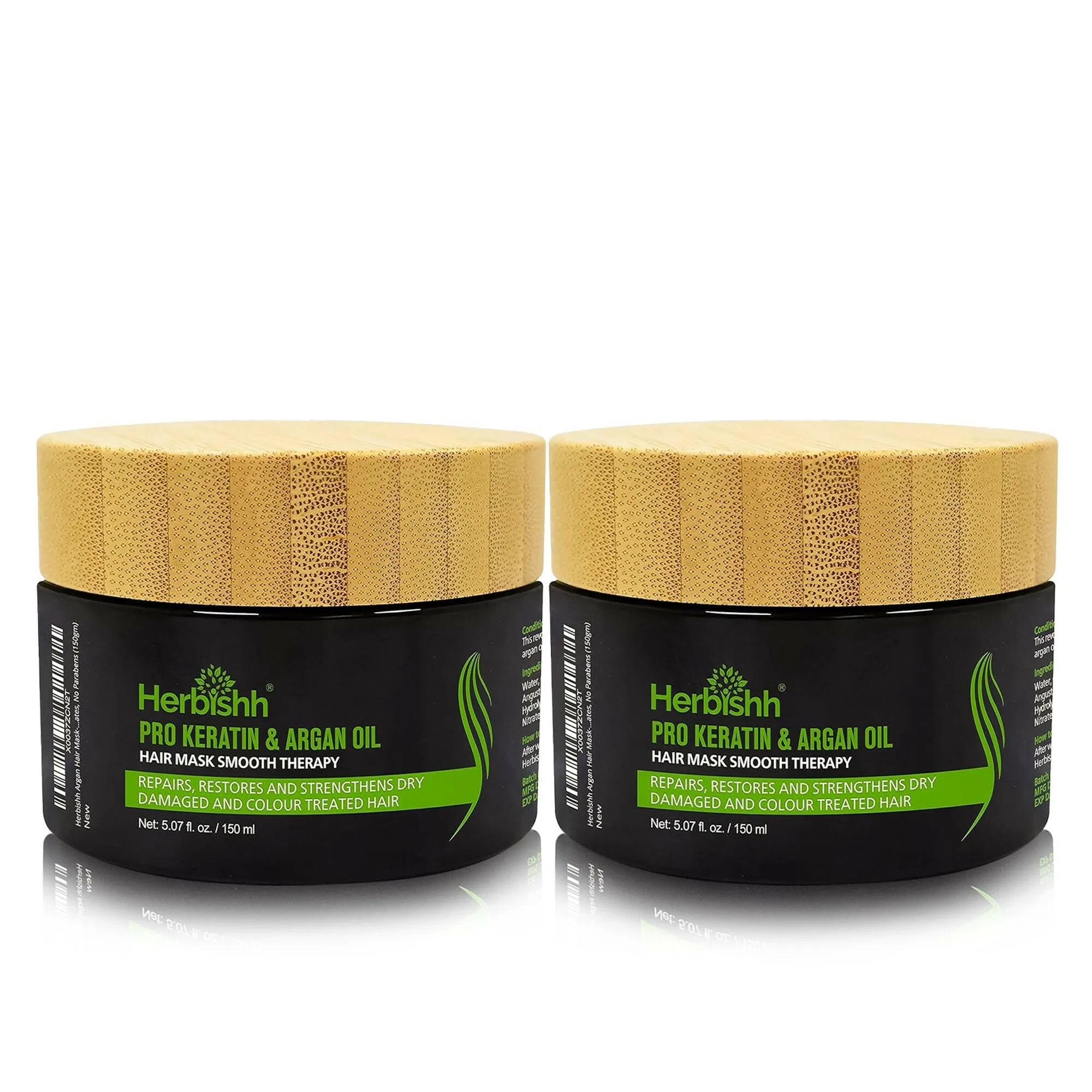 2pcs Keratin Argan Hair Mask - Herbishh