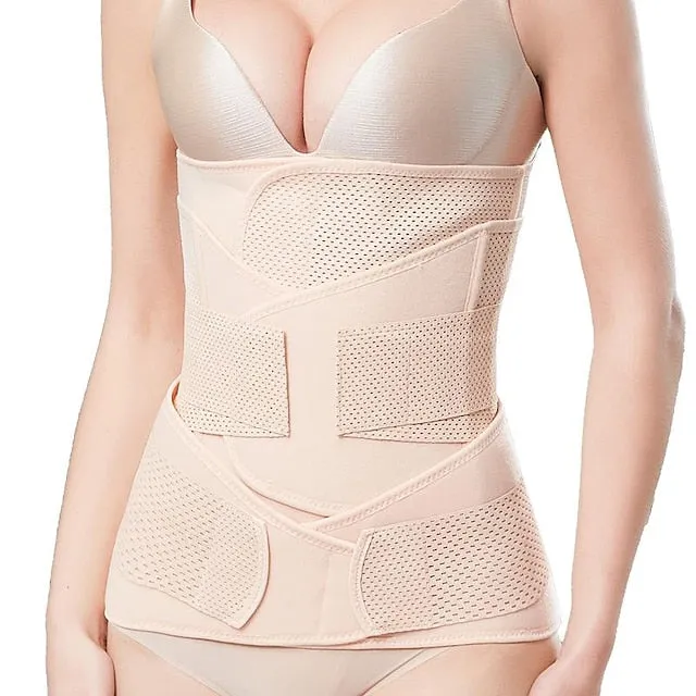 3 in 1 Postpartum Support - Recovery Belly/waist/pelvis Belt Shapewear Slimming Girdle