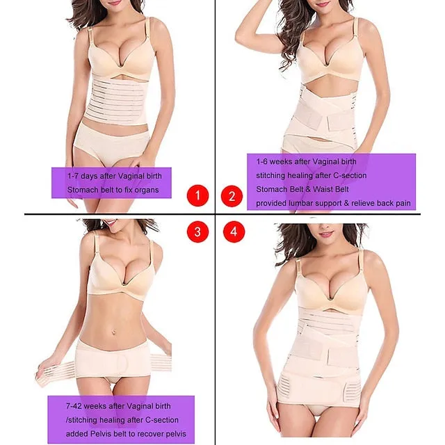 3 in 1 Postpartum Support - Recovery Belly/waist/pelvis Belt Shapewear Slimming Girdle