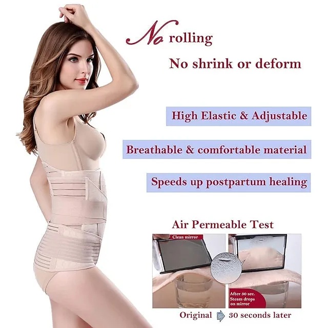 3 in 1 Postpartum Support - Recovery Belly/waist/pelvis Belt Shapewear Slimming Girdle
