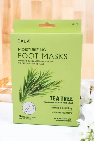 3 Pairs Tea Tree Moisturizing Foot Mask Socks