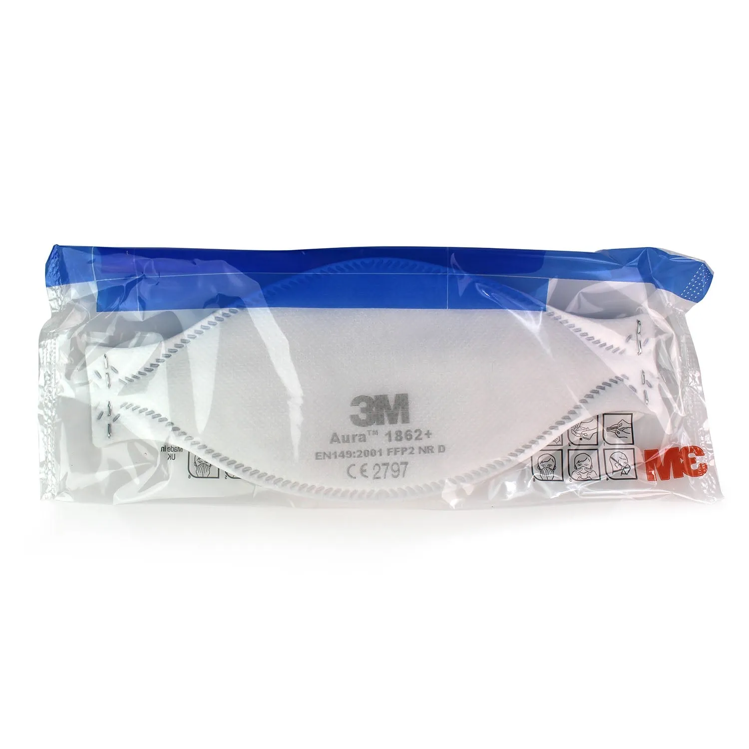 3M™ Aura™ FFP2 Healthcare Respirator Mask 1862  - Type IIR