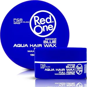 6X RedOne Aqua Hair Wax full force Blue 150ml X 6