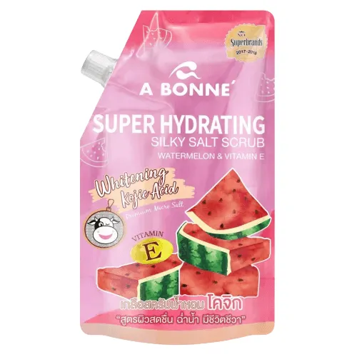 A Bonne Super Hydrating Silky Salt Scrub Watermelon & Vit E (Thailand) - 350g