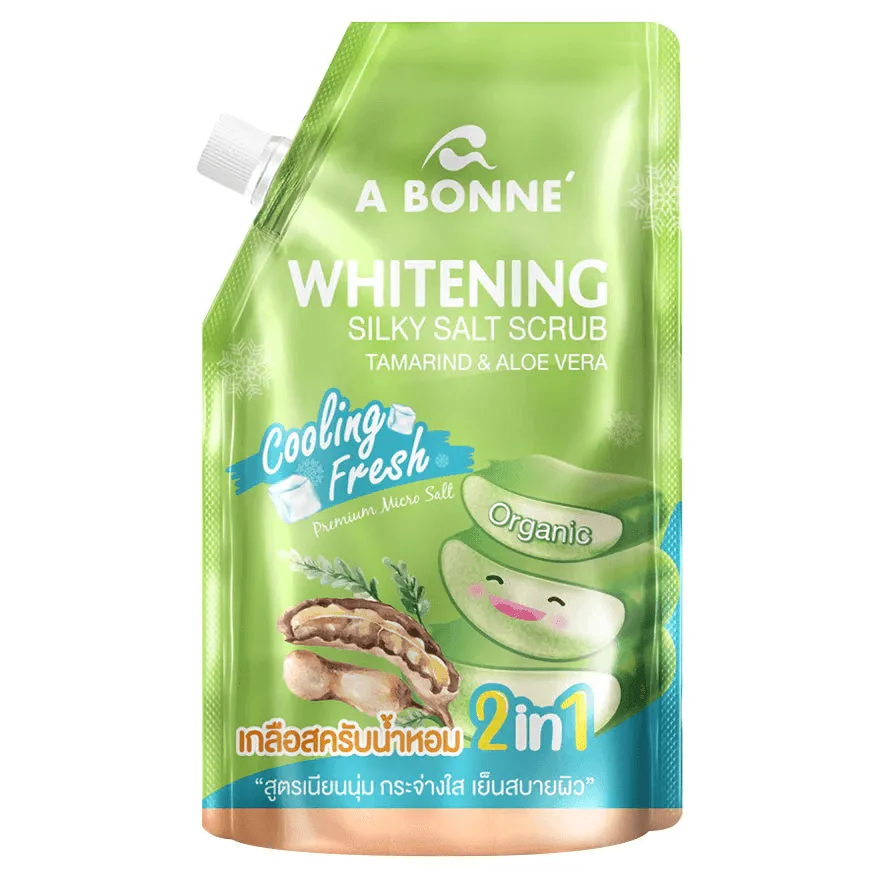 A Bonne Whitening Silky Salt Scrub Tamarind & Aloe Vera (Thailand) - 350g
