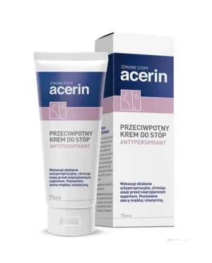 ACERIN Foot cream perspirant antiperspirant 75ml, antiperspirant for feet