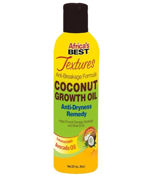 Africas Best  Anti Breakage Coconut Growth Oil 237ml