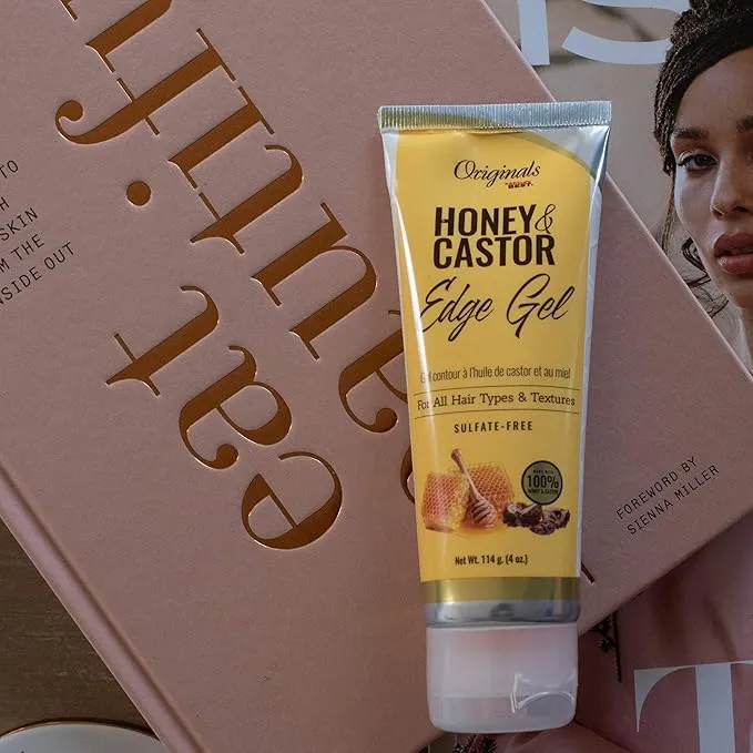 Africas Best Originals Honey And Castor Edge Gel 114g