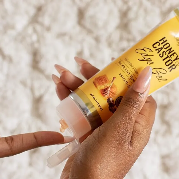 Africas Best Originals Honey And Castor Edge Gel 114g