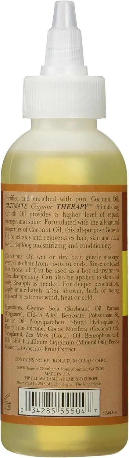 Africas Best Ultimate Organics Coconut Oil Stimulating Growth Oil 118ml