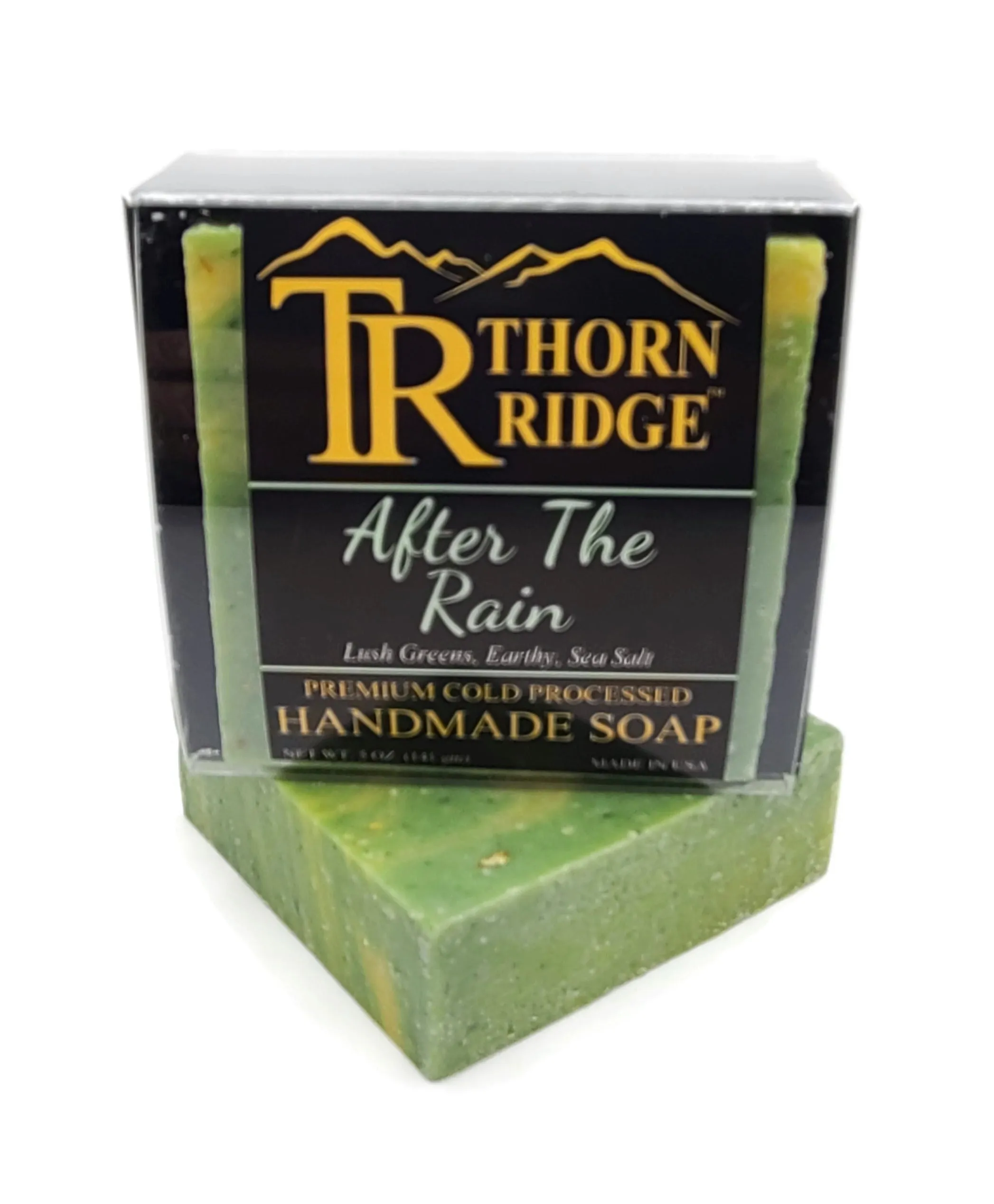 After The Rain: Green, Earthy, Sea Salt Soap