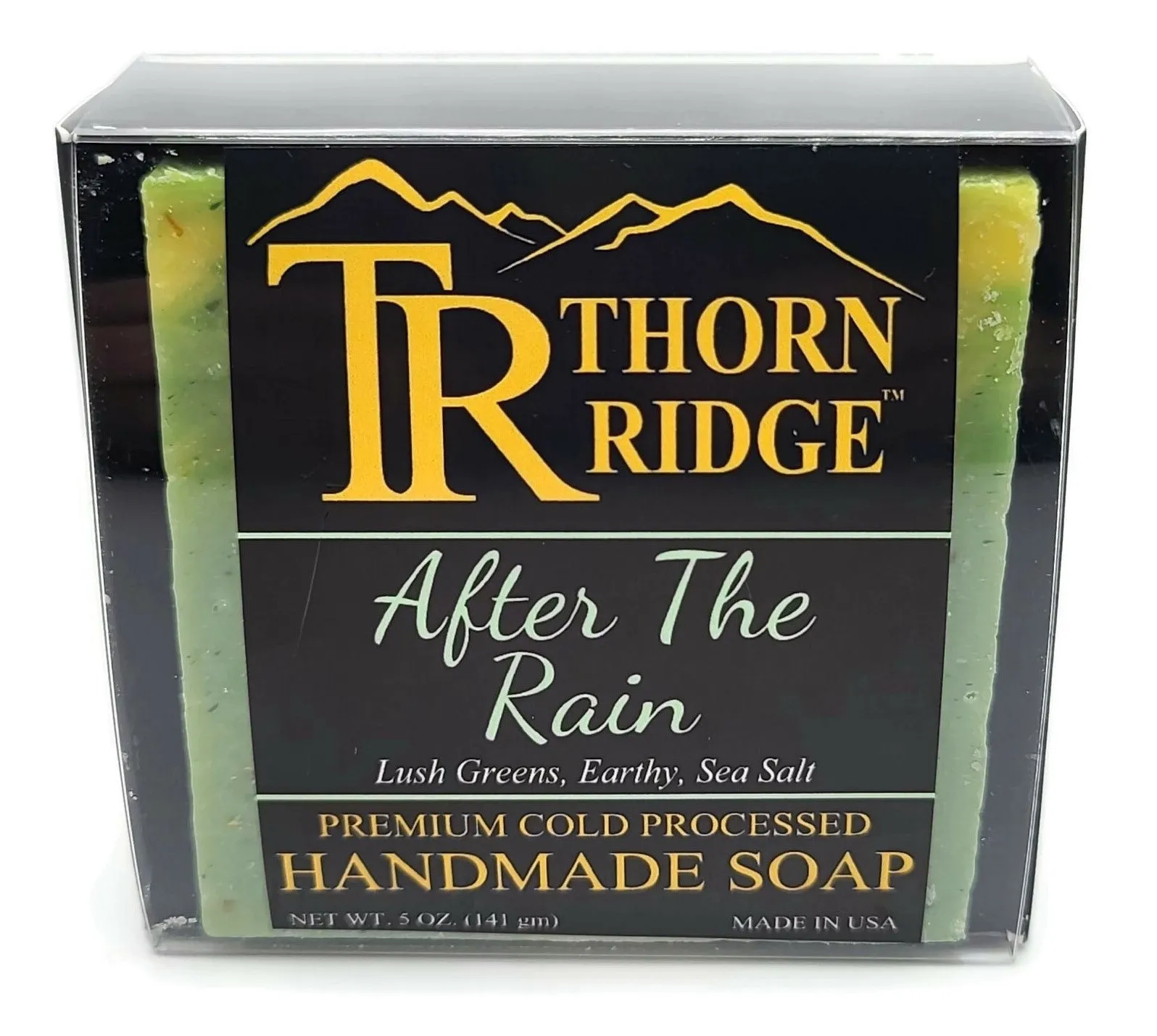 After The Rain: Green, Earthy, Sea Salt Soap