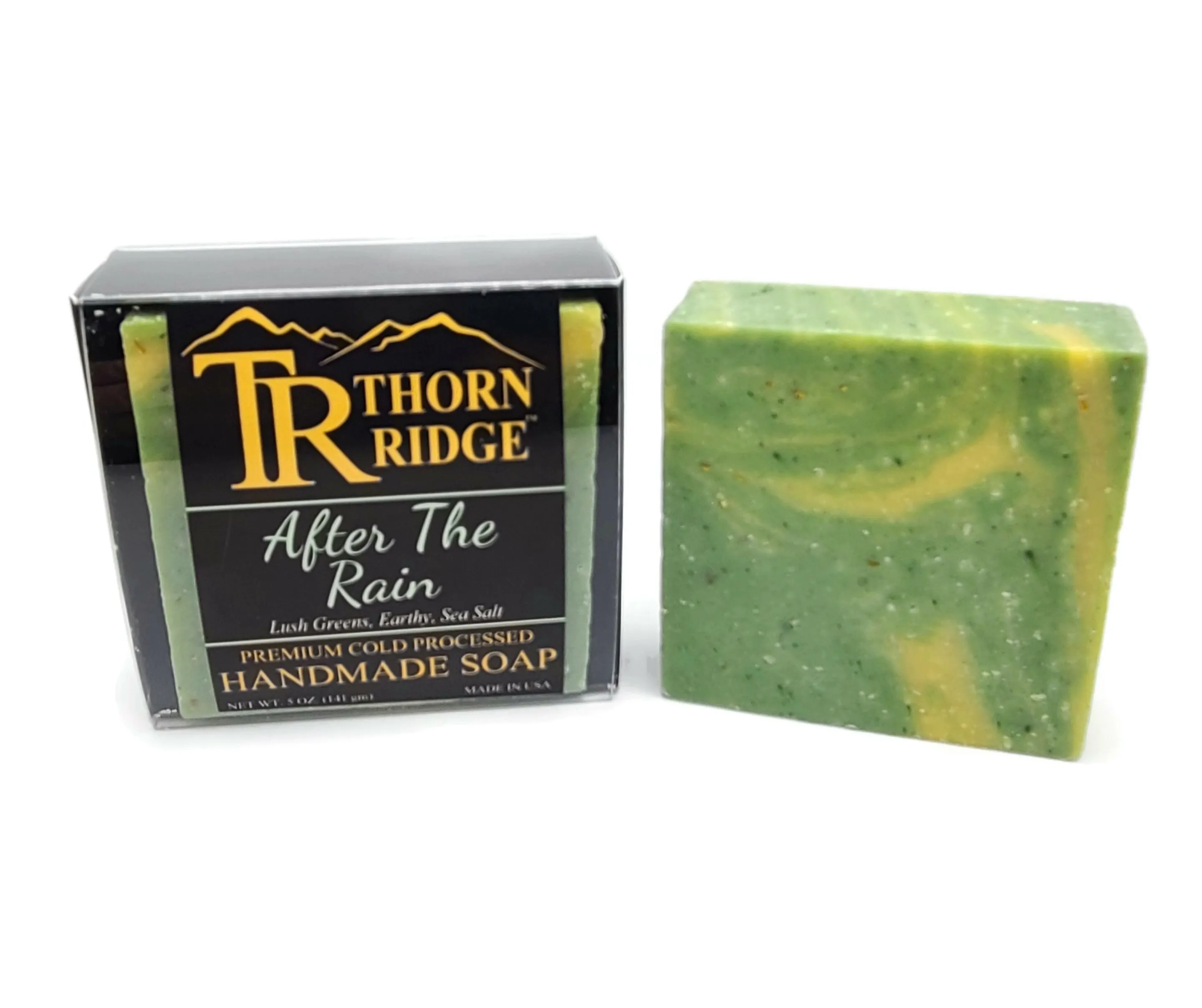 After The Rain: Green, Earthy, Sea Salt Soap