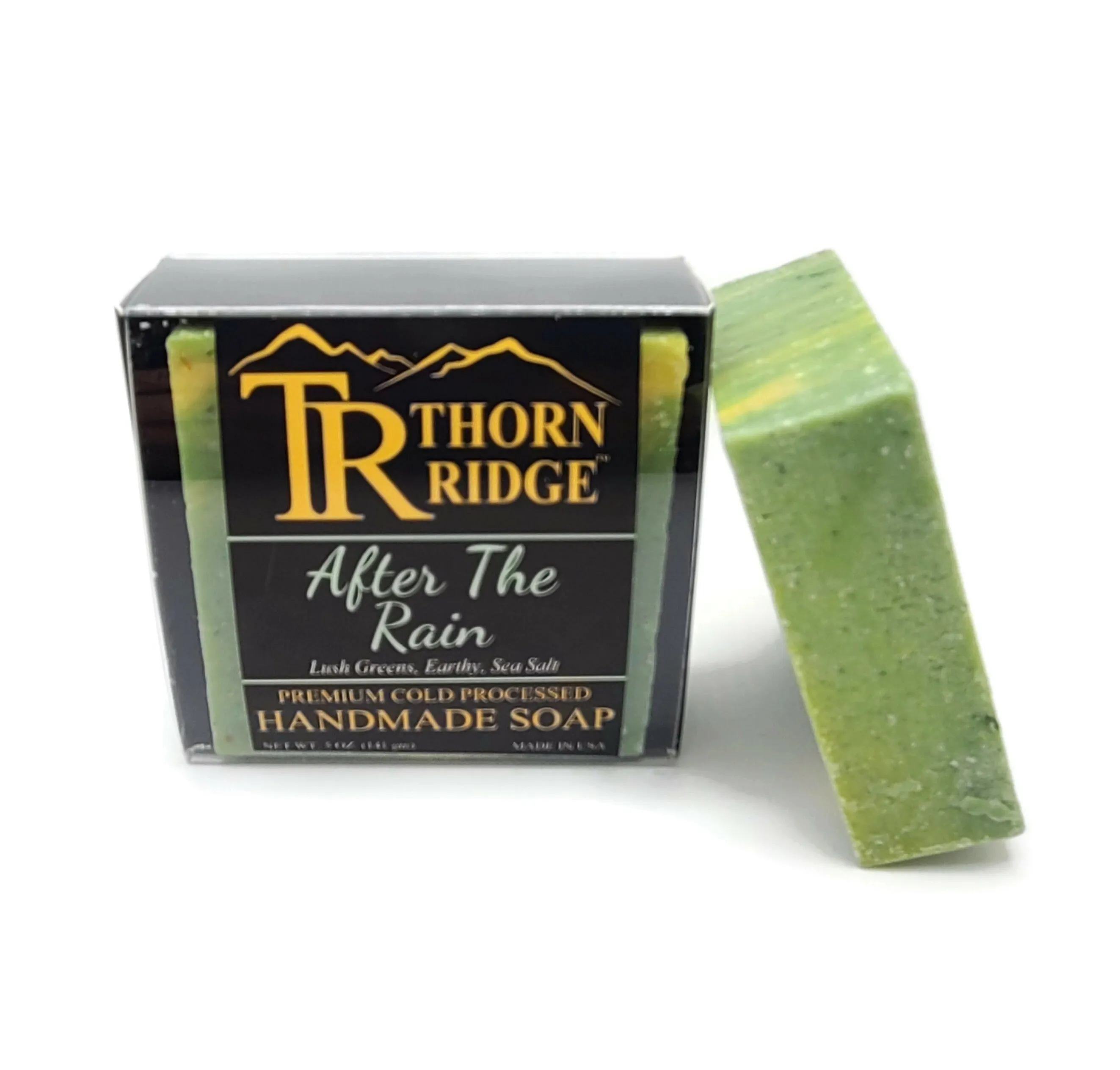 After The Rain: Green, Earthy, Sea Salt Soap
