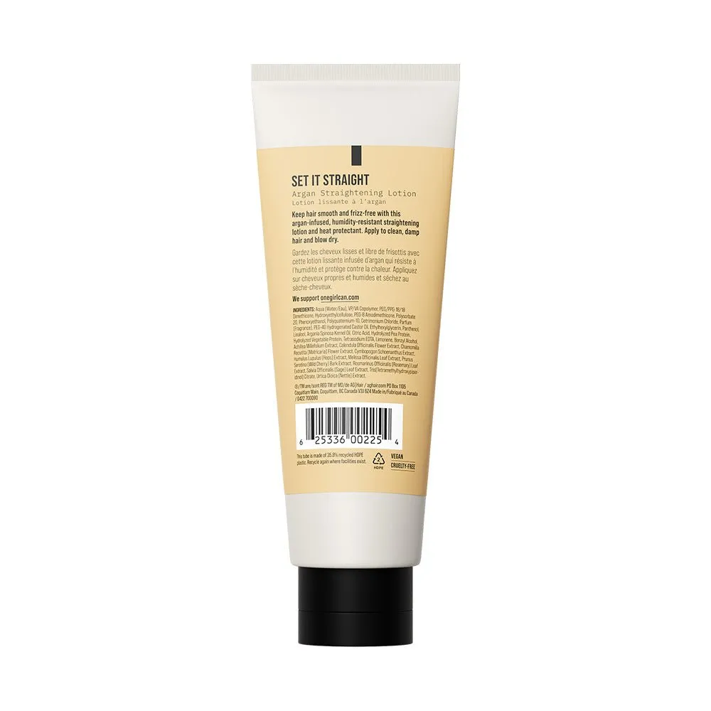 AG Care Set It Straight Argan Straightening Lotion 148ml