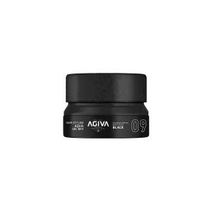Agiva Styling Hair Gel Wax 09 - Black 155ML