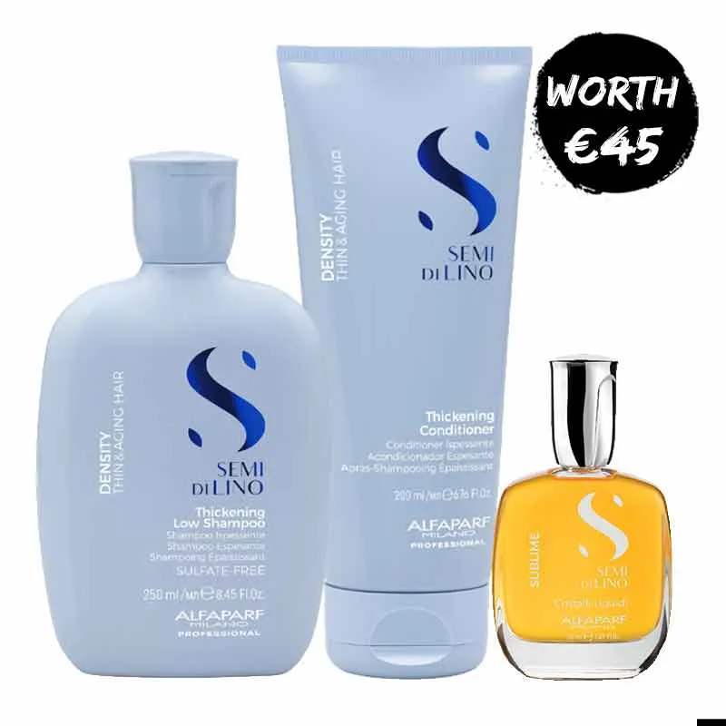 Alfaparf Semi Di Lino Density Shampoo, Conditioner & Serum Bundle Discontinued