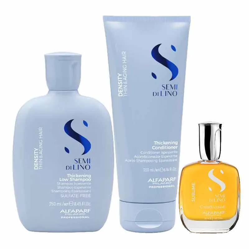 Alfaparf Semi Di Lino Density Shampoo, Conditioner & Serum Bundle Discontinued
