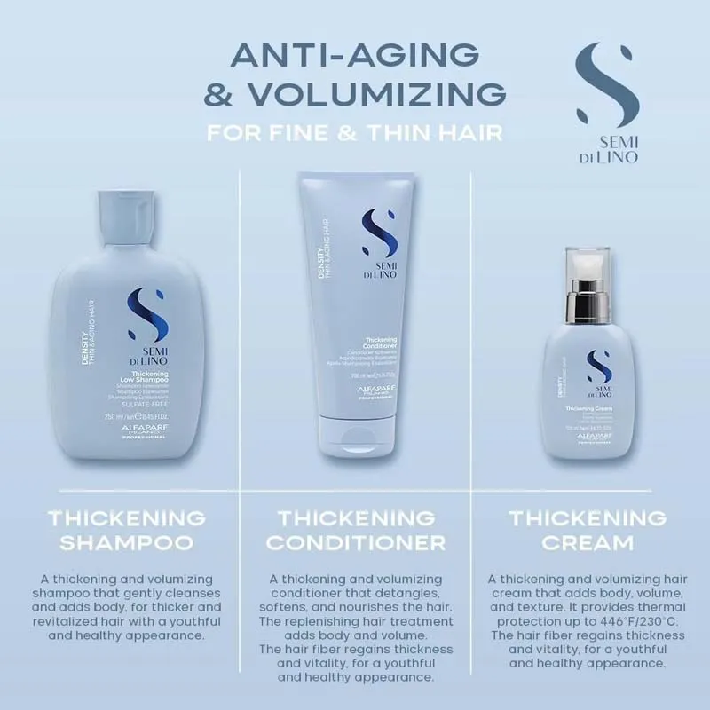 Alfaparf Semi Di Lino Density Shampoo, Conditioner & Serum Bundle Discontinued