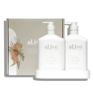 al.ive Body Wash & Lotion Duo Mango and Lychee