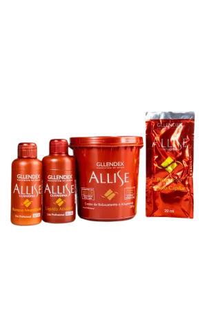Allise Guanidine Relax Straightening Hydration Protection Kit 4 Prod. - Gllendex