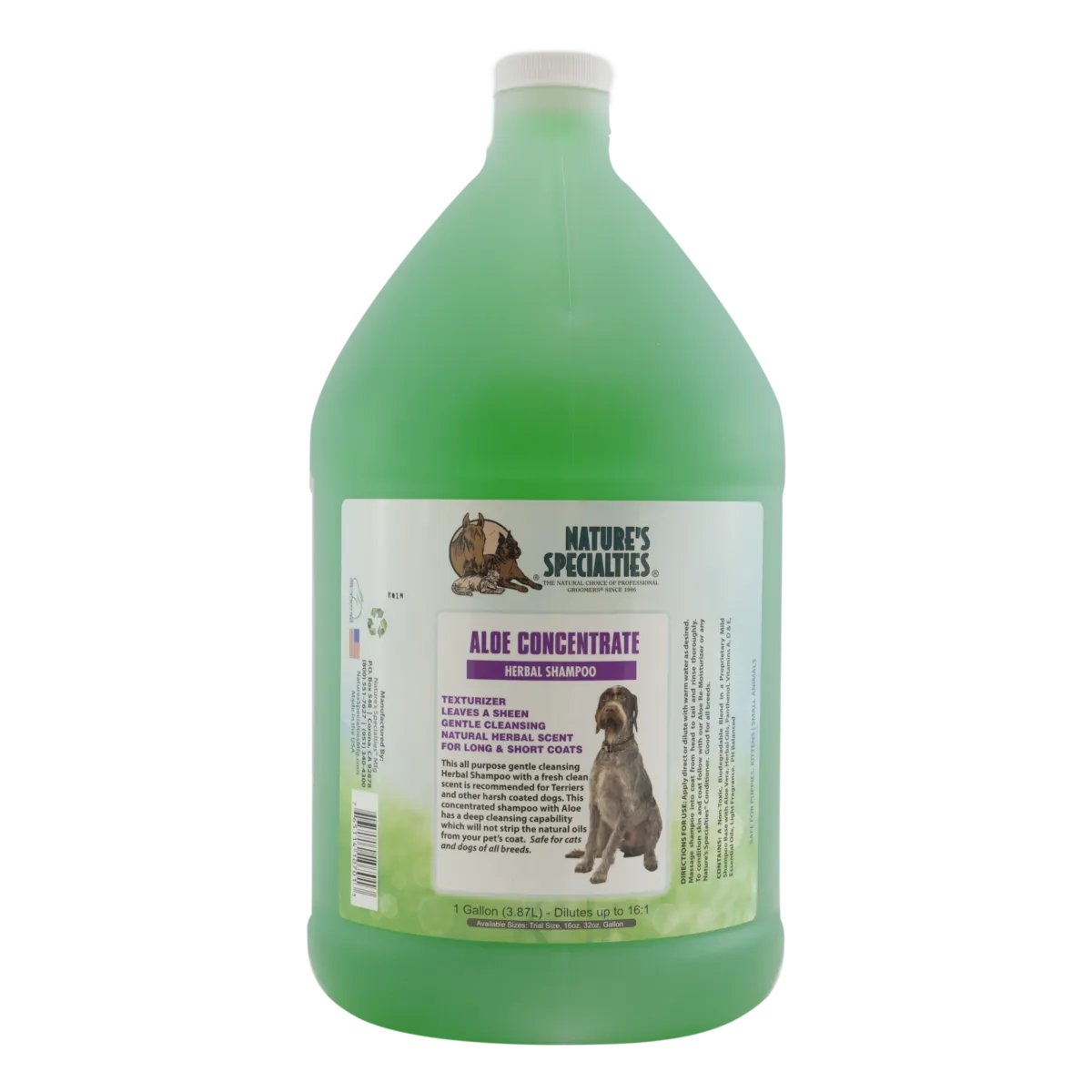 Aloe Concentrate Shampoo Gallon