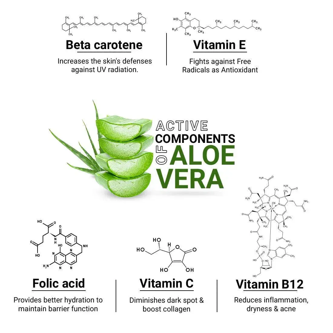 Aloe Vera Gel Moisturizer , Repairing, Soothing, Glowing & Radiant Skin- Ultimate for Skin & Hair