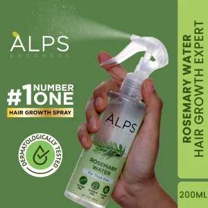 Alps Goodness Rosemary Water Spray (200ml) | Rosemary water for hair | Hair Spray for Hair Growth | Viral Rosemary Spray | #1 Bestselling Spray
