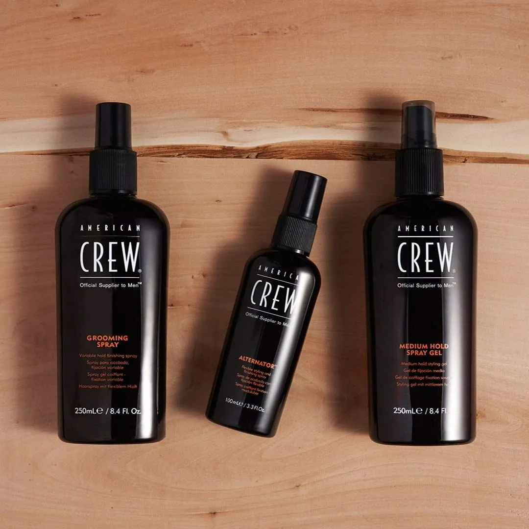 American Crew Men's Hair Spray, Variable Hold Grooming Spray, 8.45 Fl Oz