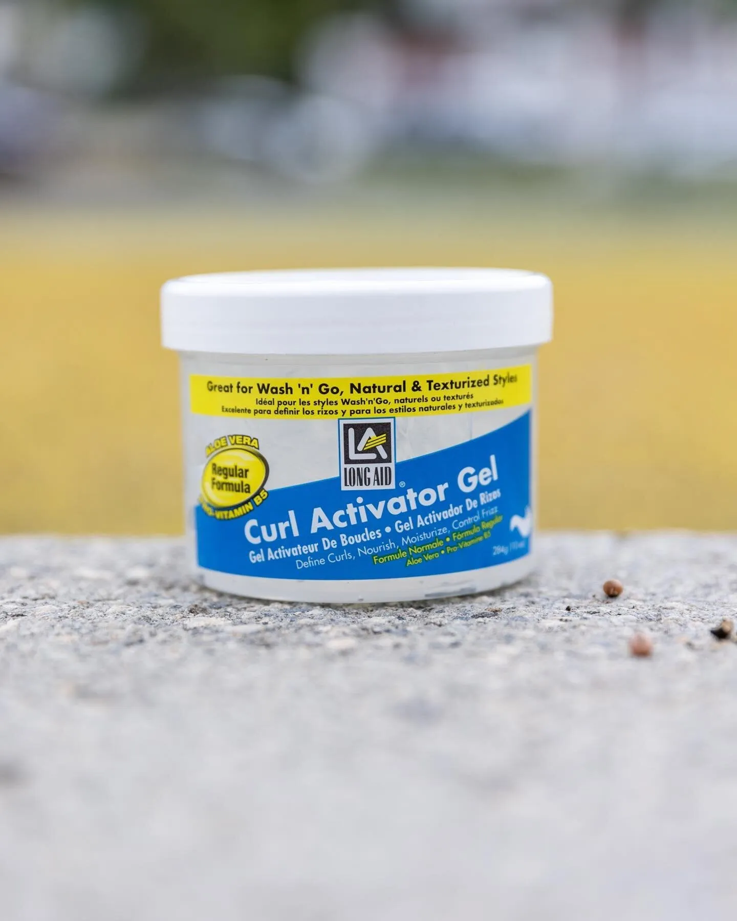Ampro Long Aid Curl Activator Gel With Aloe Vera Regular Formula 284g