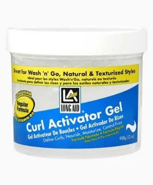 Ampro Long Aid Curl Activator Gel With Aloe Vera Regular Formula 284g