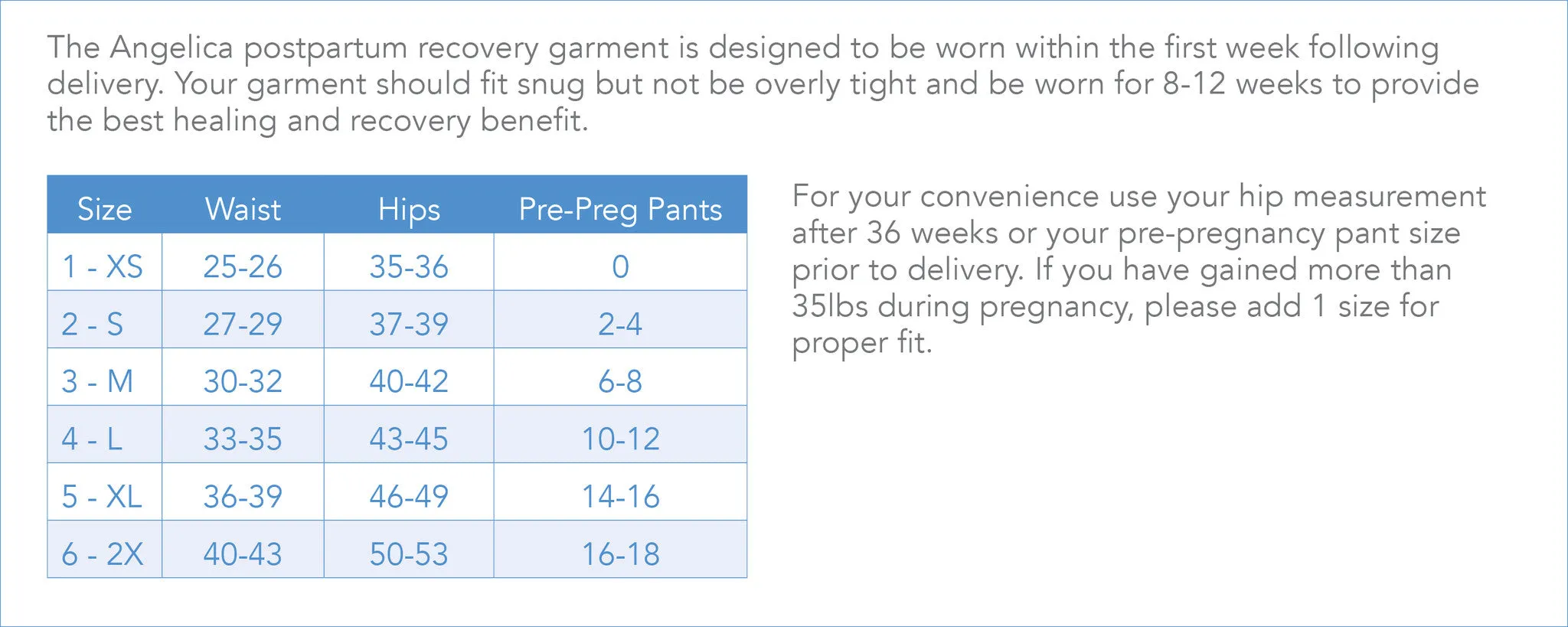 ANGELICA Postpartum Recovery Garment