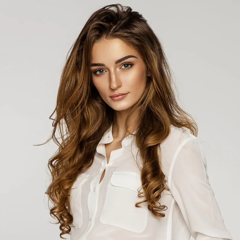 ANNIE HOT & HOTTER #05888 Extra Long Ceramic Tourmaline Curling Iron 1" [BLACK]