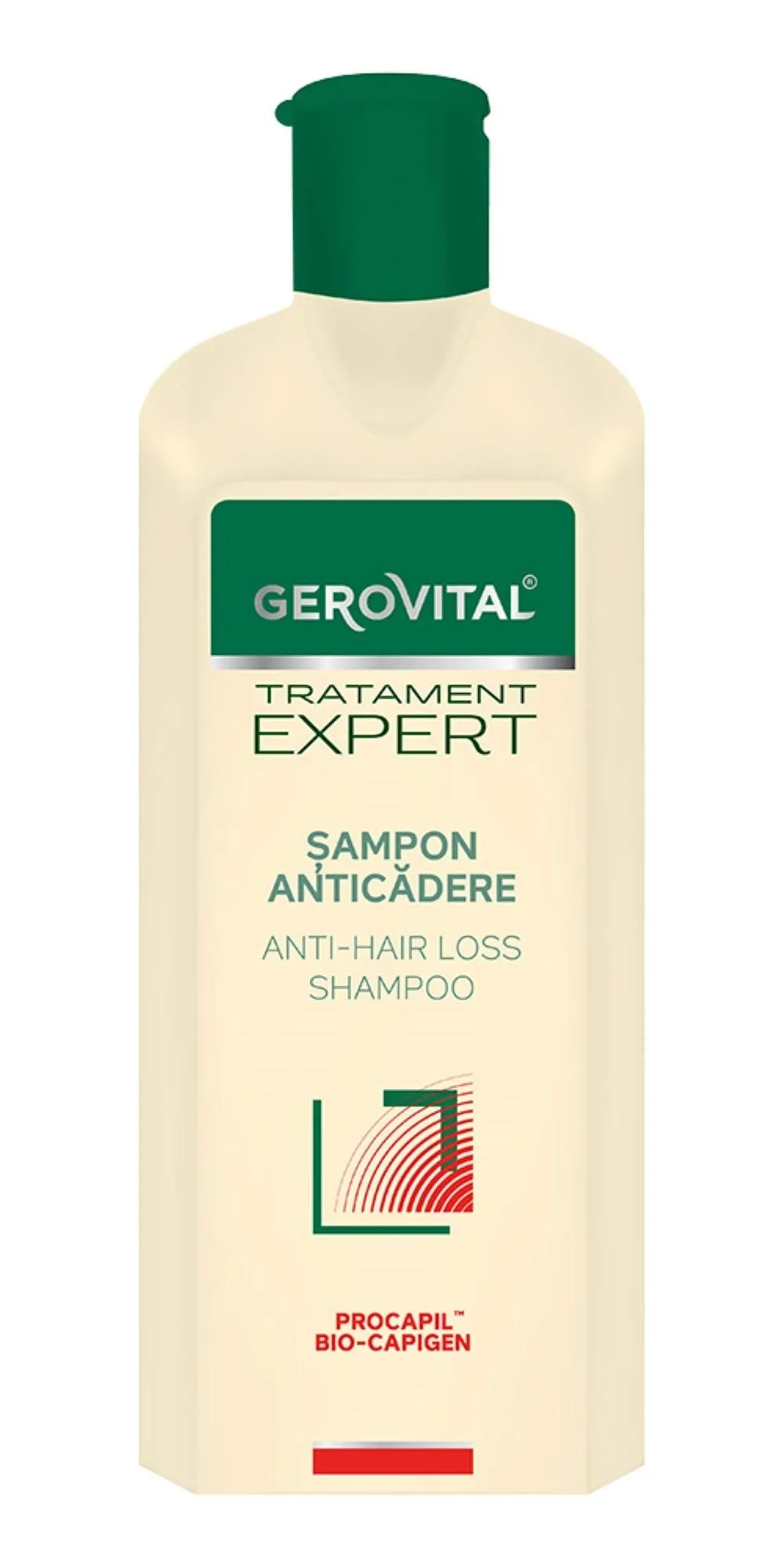 Anti-Hair Loss Shampoo, Reduces Hair Loss and Stimulates Its Growth, for Stronger and Thicker Hair, Gerovital Tratament Expert