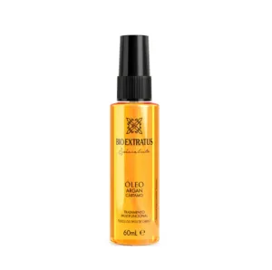 Argan Cártamo Cardamom Oil Hair Shine Finisher Treatment 60ml - Bio Extratus
