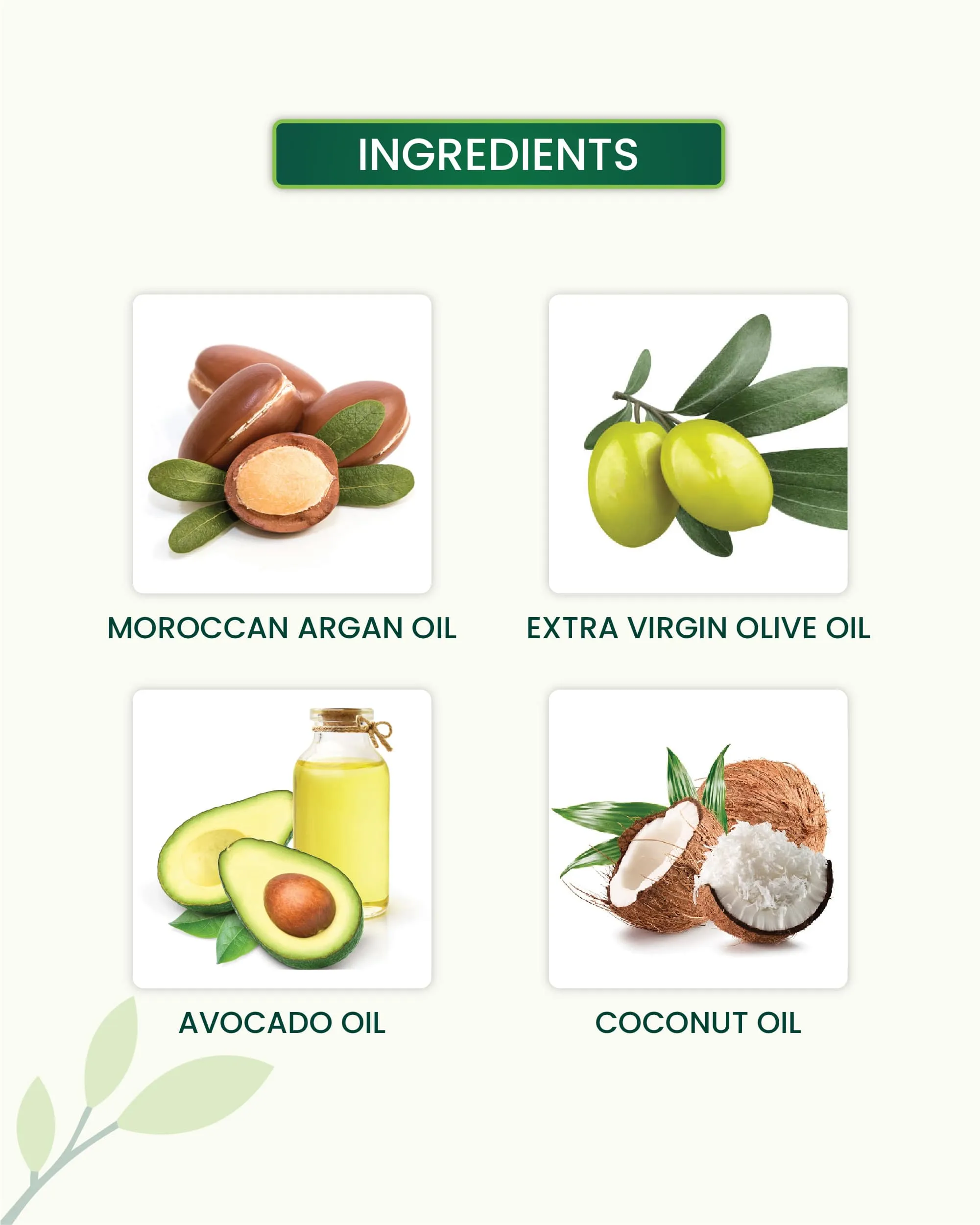 Argan Hair Oil - 100ml For Damage Repair & Hair Growth with Argan & Coconut Oil
