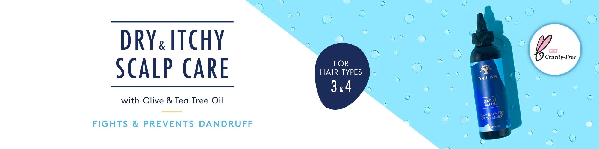 AS I AM Dry & Itchy Scalp Care Oil Treatment (4oz)