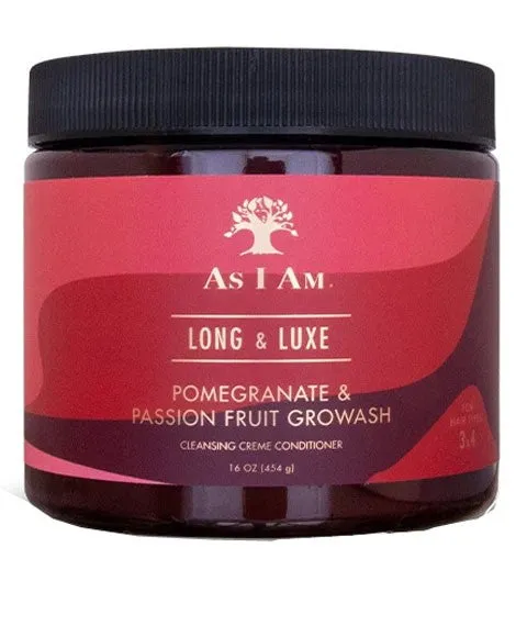 As I Am Long And Luxe Growash Cleansing Creme Conditioner 454g