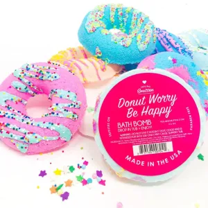 Assorted Donut Worry Be Happy Bath Bomb