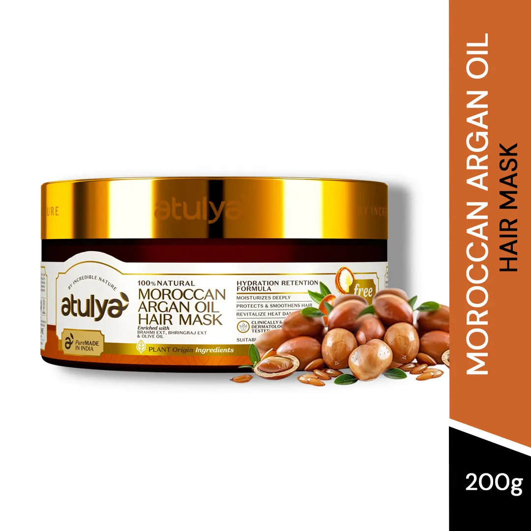 atulya Moroccan Argan Oil Hair Mask - 200gm (Buy 7 Products & Get Rs.700 Off)