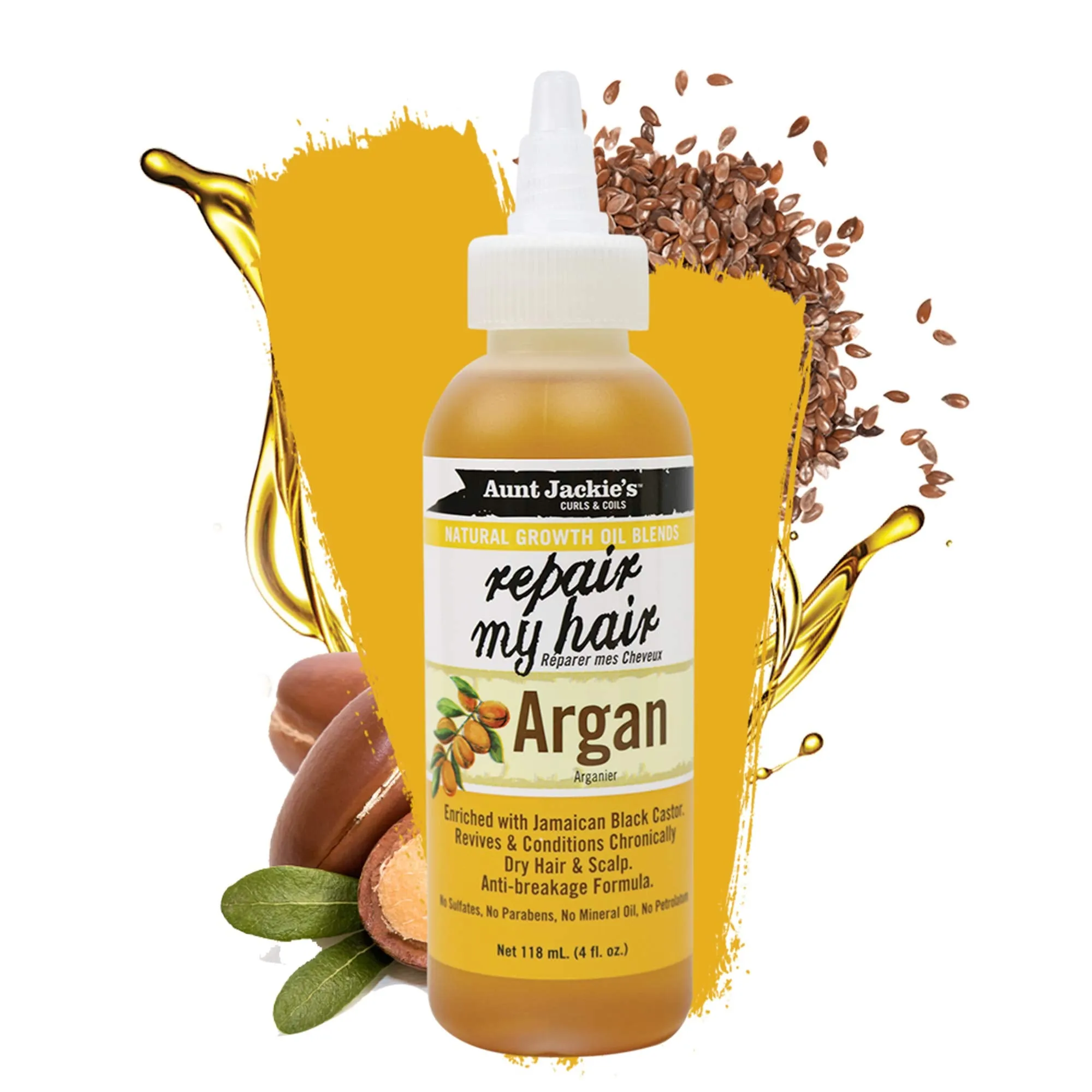 Aunt Jackie's Natural Growth Oil Repair My Hair Argan - No Dry Hair & Scalp 118ml