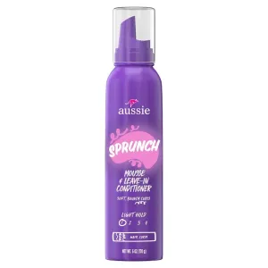 Aussie Sprunch Mousse Leave in Conditioner 6 oz