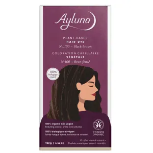 Ayluna Plant Based Hair Dye 100 Black Brown 100g