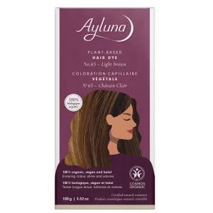 Ayluna Plant Based Hair Dye 65 Light Brown 100g